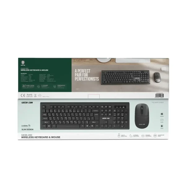 موس و کیبرد گرین لاین مدل GKM-200