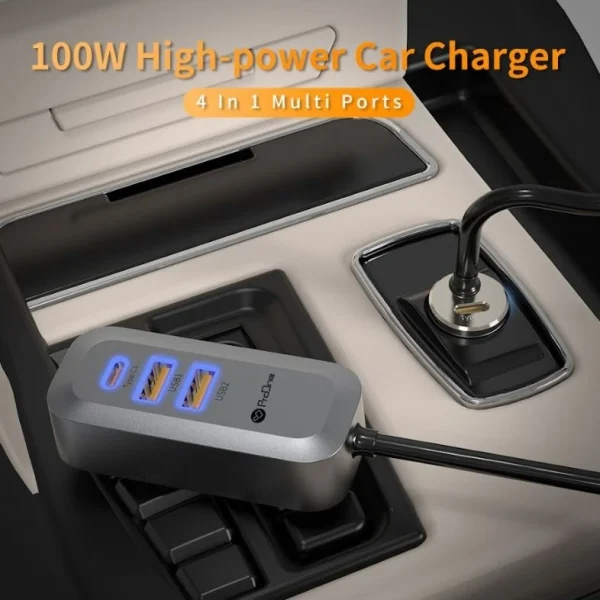 شارژر فندکی 100وات پرووان مدل PCG23