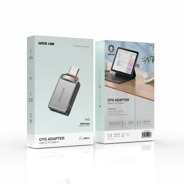 تبدیل USB-A به Type-C گرین لاین
