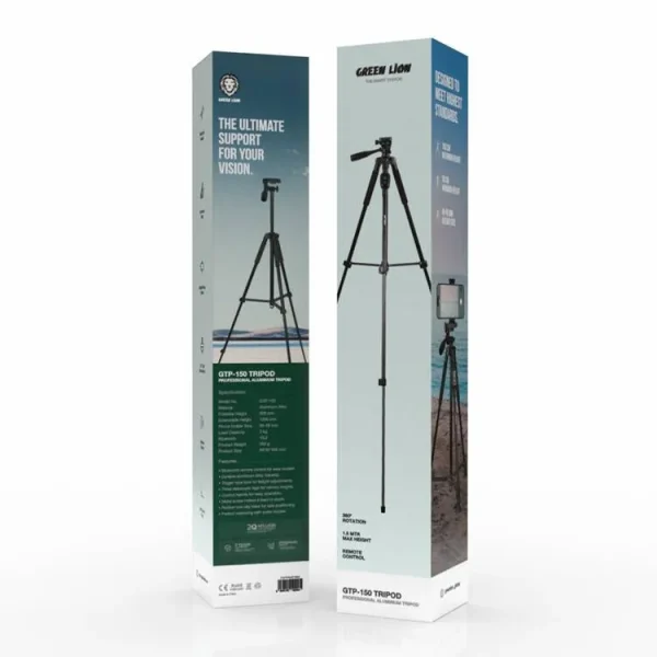 سه پایه آلومینیومی حرفه ای GTP-150 گرین لاین