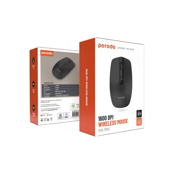ماوس وایرلس پرودو مدل PD-WBRM16-BK