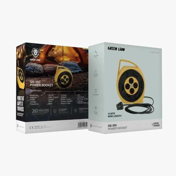 چند راهی برق 2200W گرین لاین مدل GS-350