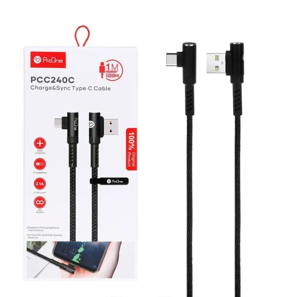 کابل شارژ Type c پرووان مدل PCC 240 c