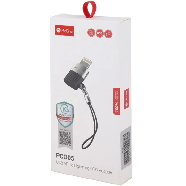 مبدل USB به لایتنینگ پرووان مدل PCO05