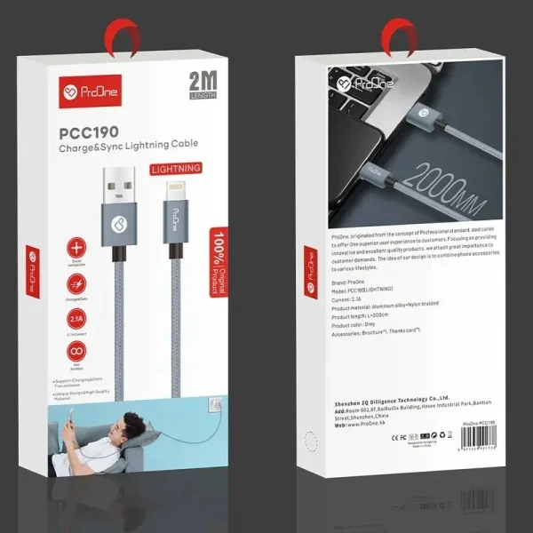 کابل lightning پرووان مدل PCC190
