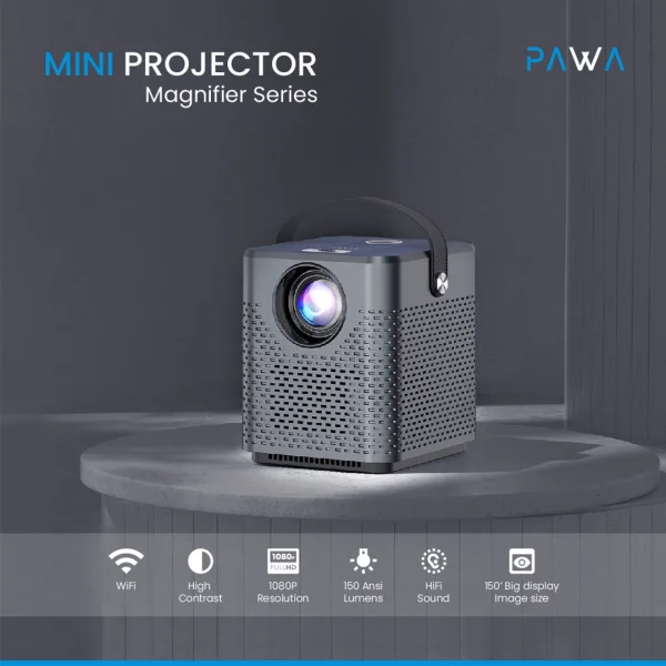 مینی پروژکتور Full HD قابل حمل پاوا مدل Magnifier Series