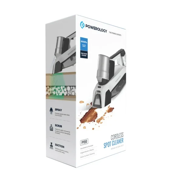 جارو لکه‌گیر شارژی پاورولوژی مدل Cordless Spot Cleaner